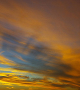 Clouds at sunset.